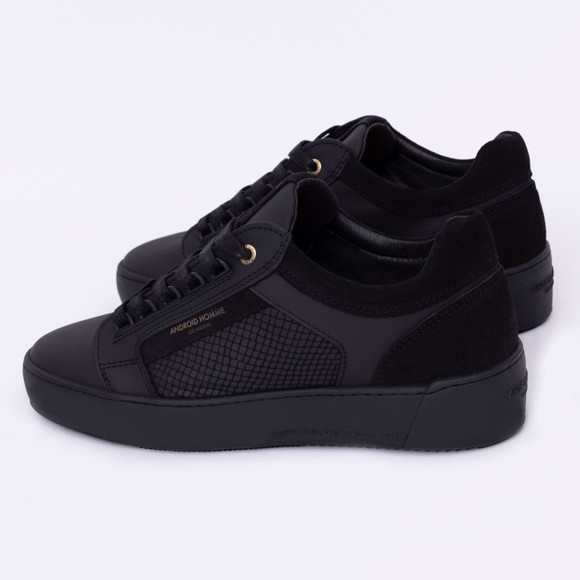 Android Homme Mens Black Venice Rubberised Stealth Cobra Trainer main image