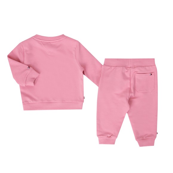 Tommy Hilfiger Kids Girls Pink Graphic Tracksuit main image