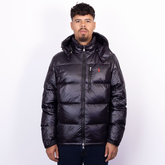 Polo Ralph Lauren Mens Black Gorham Glossed Down Jacket main image