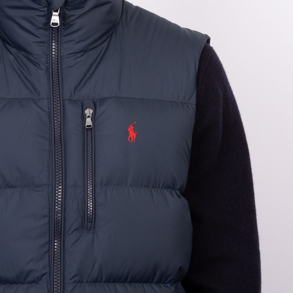 Polo Ralph Lauren Mens Blue Gorham Down Gilet main image