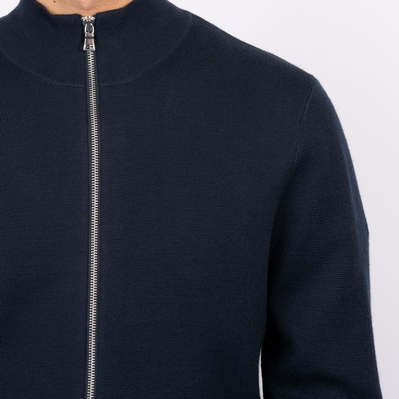 Oliver Sweeney Mens Blue Garstang Full Zip Sweat main image