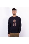 Hackett Mens Blue Harry Crew Knit Jumper