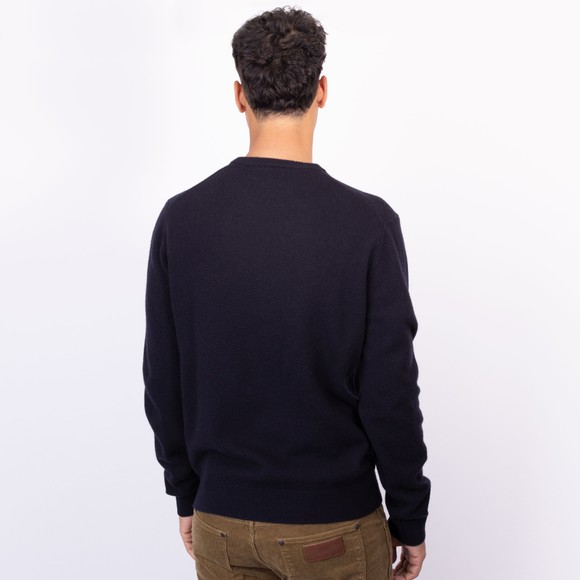 Hackett Mens Blue Harry Crew Knit Jumper main image