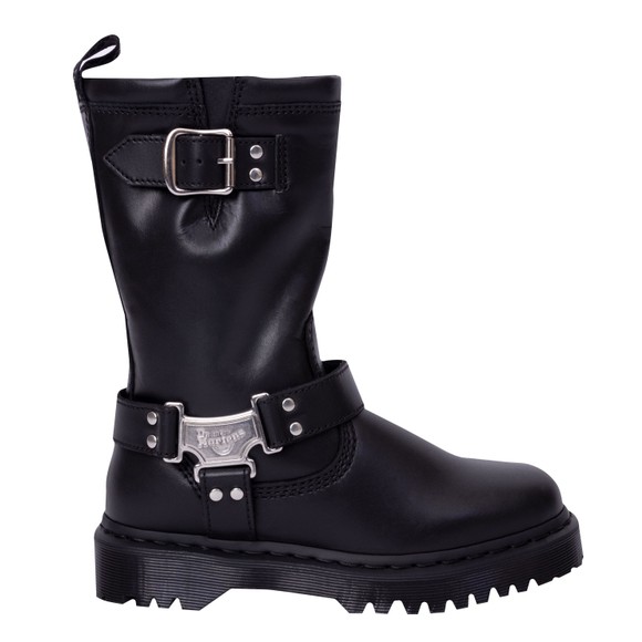 Dr. Martens Womens Black Anistone Biker Boot main image