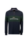 Rodd & Gunn Mens Blue Foresters Peak Half Zip Sweatshirt
