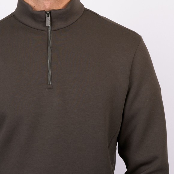 Thomas Maine Mens Grey Zip Pocket 1/4 Zip main image