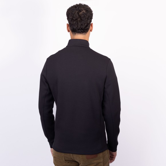 Thomas Maine Mens Black Zip Pocket 1/4 Zip main image