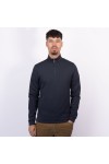 Thomas Maine Mens Blue Zip Pocket 1/4 Zip