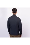 Thomas Maine Mens Blue Zip Pocket 1/4 Zip