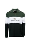 Rodd & Gunn Mens Green Foresters Peak Half Zip Sweatshirt