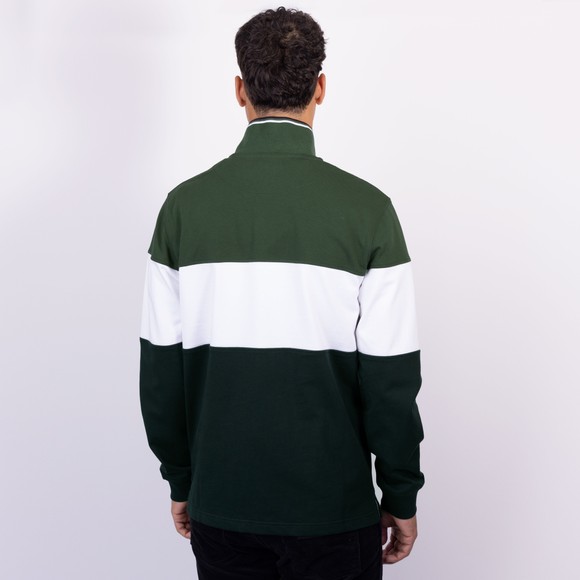 Rodd & Gunn Mens Green Foresters Peak Half Zip Sweatshirt main image