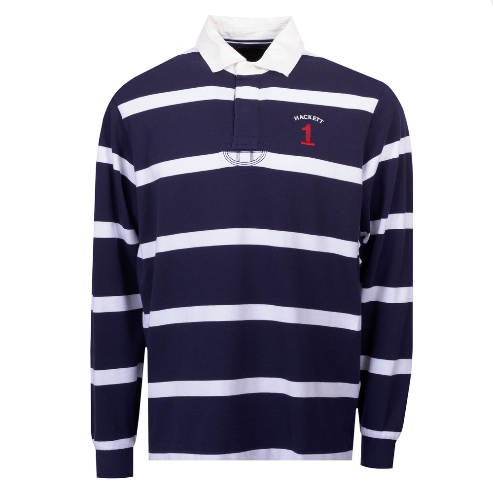 Heritage Number Stripe Rugby Shirt