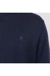 Hackett Mens Blue Cotton Half Zip Jumper