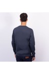 Hackett Mens Blue Heritage ESS AS Crewneck Sweatshirt