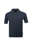 Oliver Sweeney Mens Blue Hunston Cotton Jersey Polo Shirt