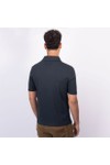 Oliver Sweeney Mens Blue Hunston Cotton Jersey Polo Shirt