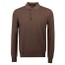 Merino Knitted Long Sleeve Polo Shirt