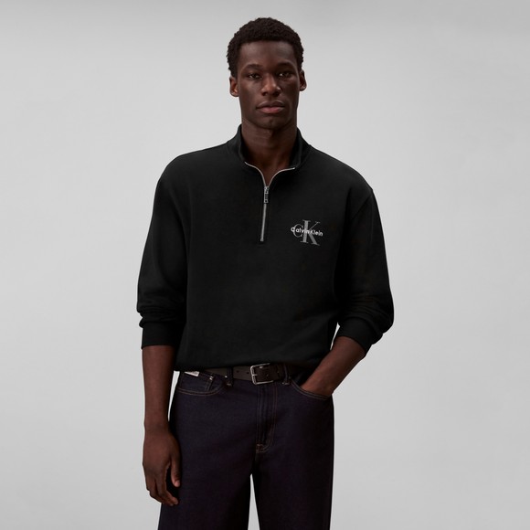 Terry Half Zip Sweatshirt