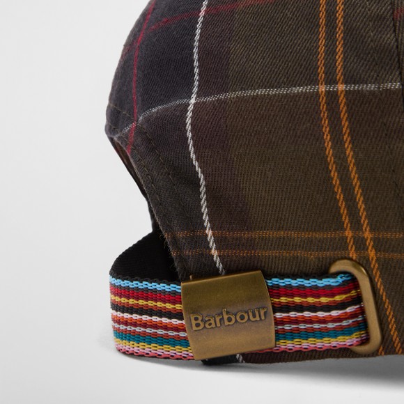 Barbour X Paul Smith Mens Green Cap main image