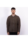 Oliver Sweeney Mens Brown Heywood Wool Overshirt