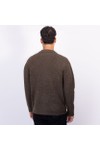 Oliver Sweeney Mens Brown Heywood Wool Overshirt