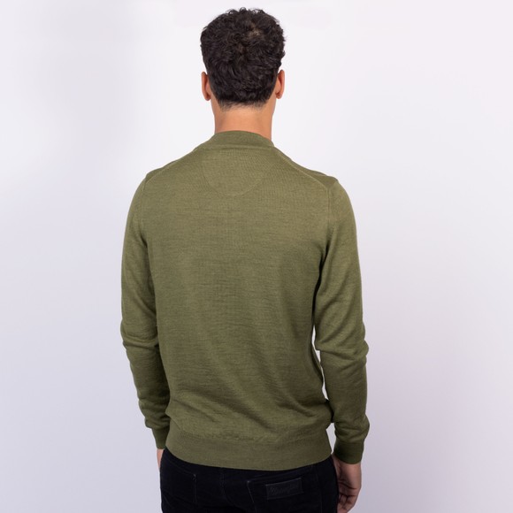 Remus Mens Beige Half Zip Jumper main image