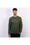 Hackett Mens Green Heritage ESS AS Crewneck Sweatshirt