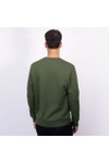 Hackett Mens Green Heritage ESS AS Crewneck Sweatshirt