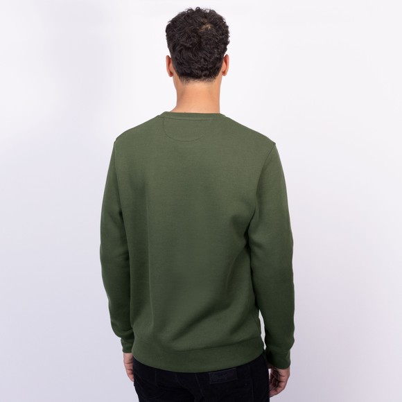 Hackett Mens Green Heritage ESS AS Crewneck Sweatshirt main image