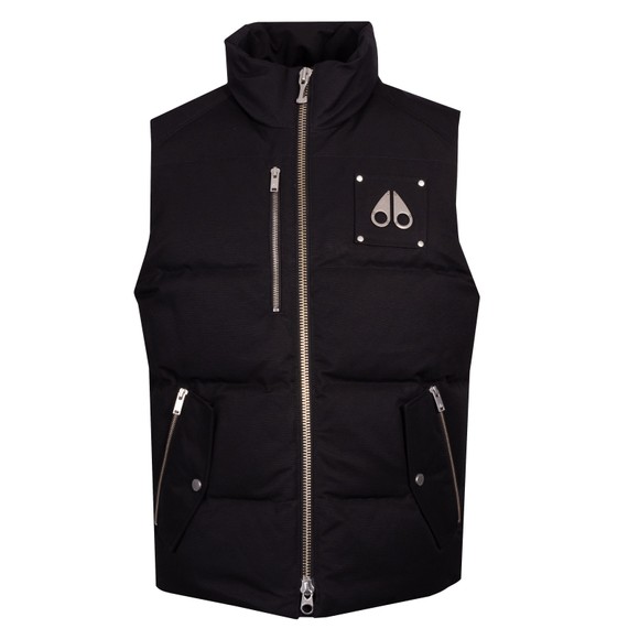 Moose Knuckles Mens Black Westmount 2Tone Gilet main image