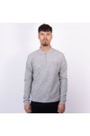 Oliver Sweeney Mens Grey Killala 1/4 Zip Knit