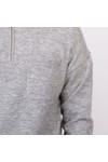Oliver Sweeney Mens Grey Killala 1/4 Zip Knit
