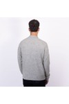 Oliver Sweeney Mens Grey Killala 1/4 Zip Knit
