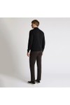 Remus Mens Black Polo Neck Knitted Jumper