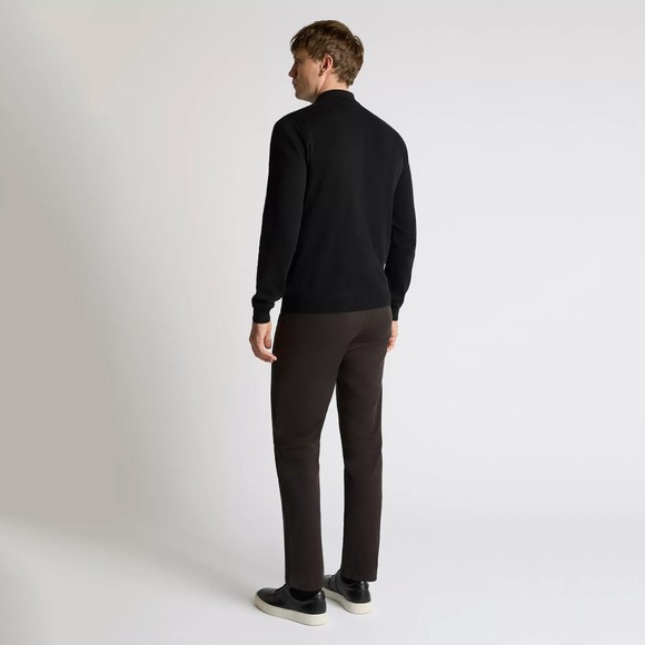 Remus Mens Black Polo Neck Knitted Jumper main image