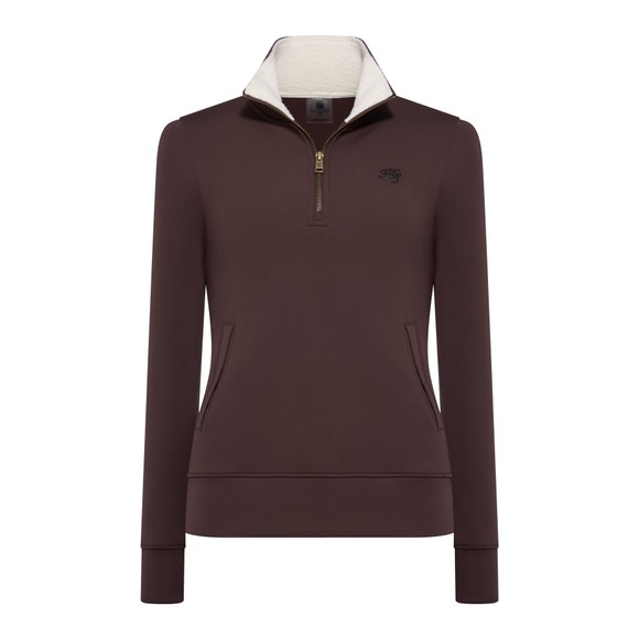 Holland Cooper Womens Brown Training Henley main image
