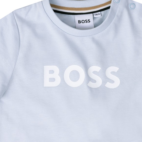 BOSS Baby Boys Blue J52712 Logo T Shirt main image