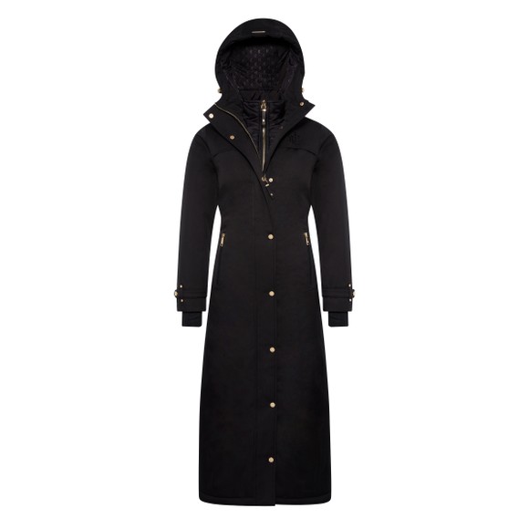 Holland Cooper Womens Black Longline Training Coat main image