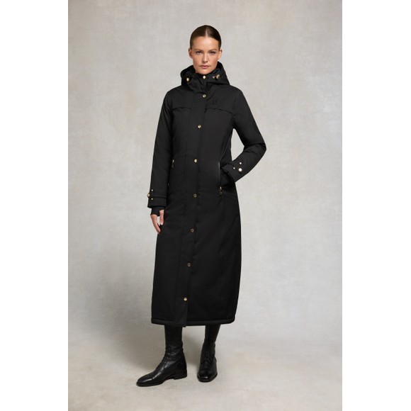 Holland Cooper Womens Black Longline Training Coat main image