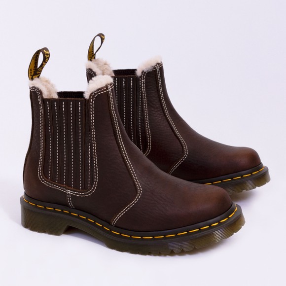 Dr. Martens Womens Brown Leonore Boot main image