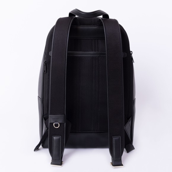 Paul Smith Mens Black Signature Stripe Trim Backpack main image