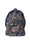 Pretty Green Mens Multicoloured House Paisley Jacquard Backpack