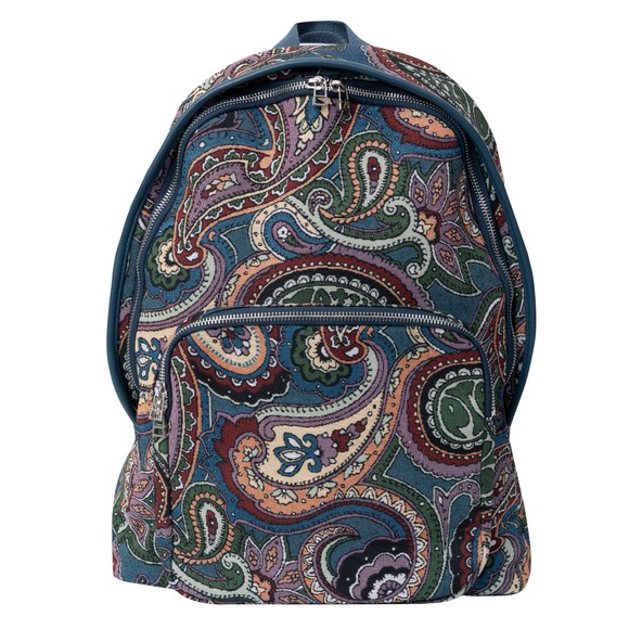Pretty Green Mens Multicoloured House Paisley Jacquard Backpack main image