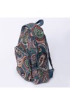 Pretty Green Mens Multicoloured House Paisley Jacquard Backpack