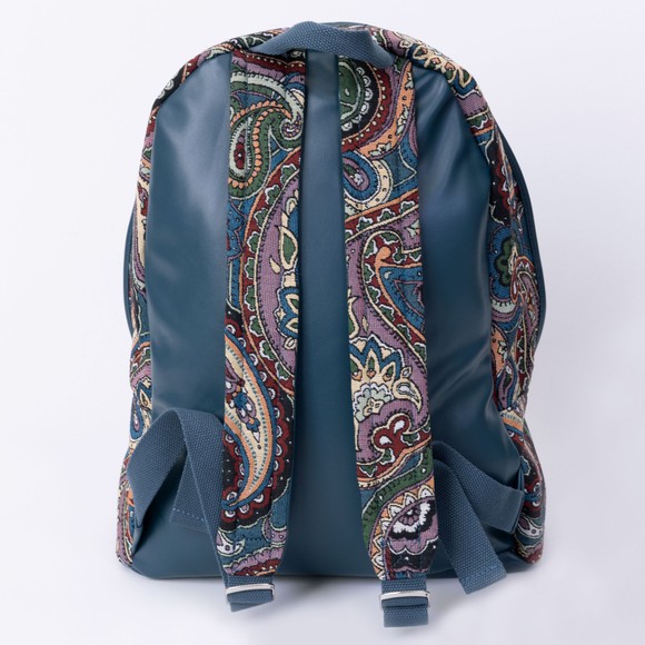 Pretty Green Mens Multicoloured House Paisley Jacquard Backpack main image