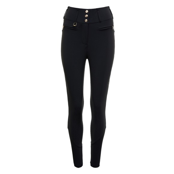 Holland Cooper Womens Black Premium High Rise Breeches main image