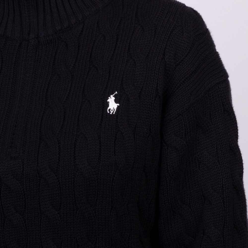 Polo Ralph Lauren Cable-Knit Cotton 1/4 Zip Jumper | Oxygen Clothing