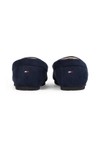 Tommy Hilfiger Mens Blue Fleece Lined Driver Slippers