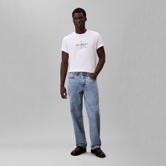 Calvin Klein Jeans Mens Blue Signature 90's Straight Jean main image