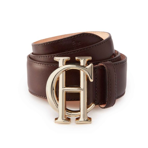 Holland Cooper Womens Brown HC Classic Logo Belt main image